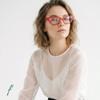 2SeeLife Premium Cat Eye Reading Glasses for Women Narrow-Medium Fit, Sturdy Frame, Spring Hinges, Stylish Funky Readers, Red, +4.00 view 3