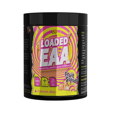 CNP Professional Loaded EAAs, Essential Amino Acids, BCAAs, Muscle Repair & Recovery Powder, 300g / 100g and 30/10 Servings, 12 Delicious Flavours (Fruit Salad, 300g)