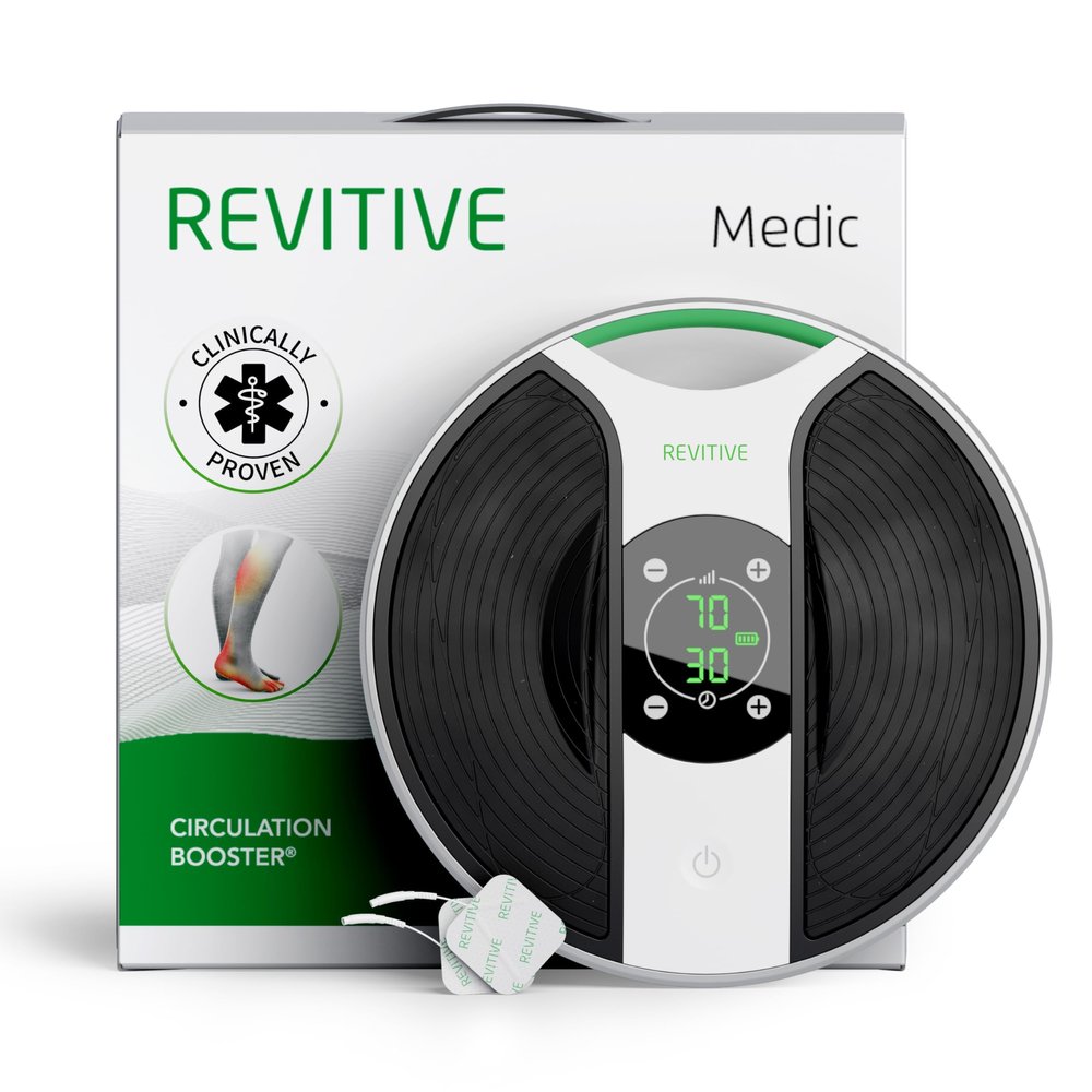 Revitive Medic  Clinically Proven Drug-Free Relief for Leg & Body Aches & Pains, Cordless, Designed to Keep You Moving