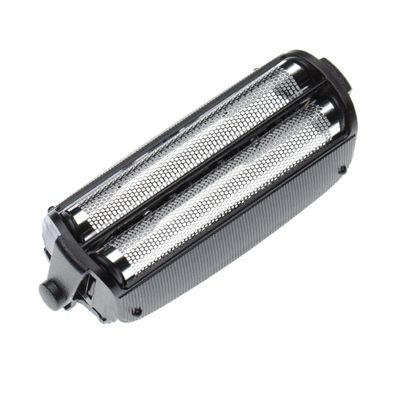 vhbw 1x Dual Shaver Foil Replacement for Panasonic ES9859C, WES 9837, WES9837, WES9837Y, WES9833P for Electric Shaver + Frame, Black/Silver