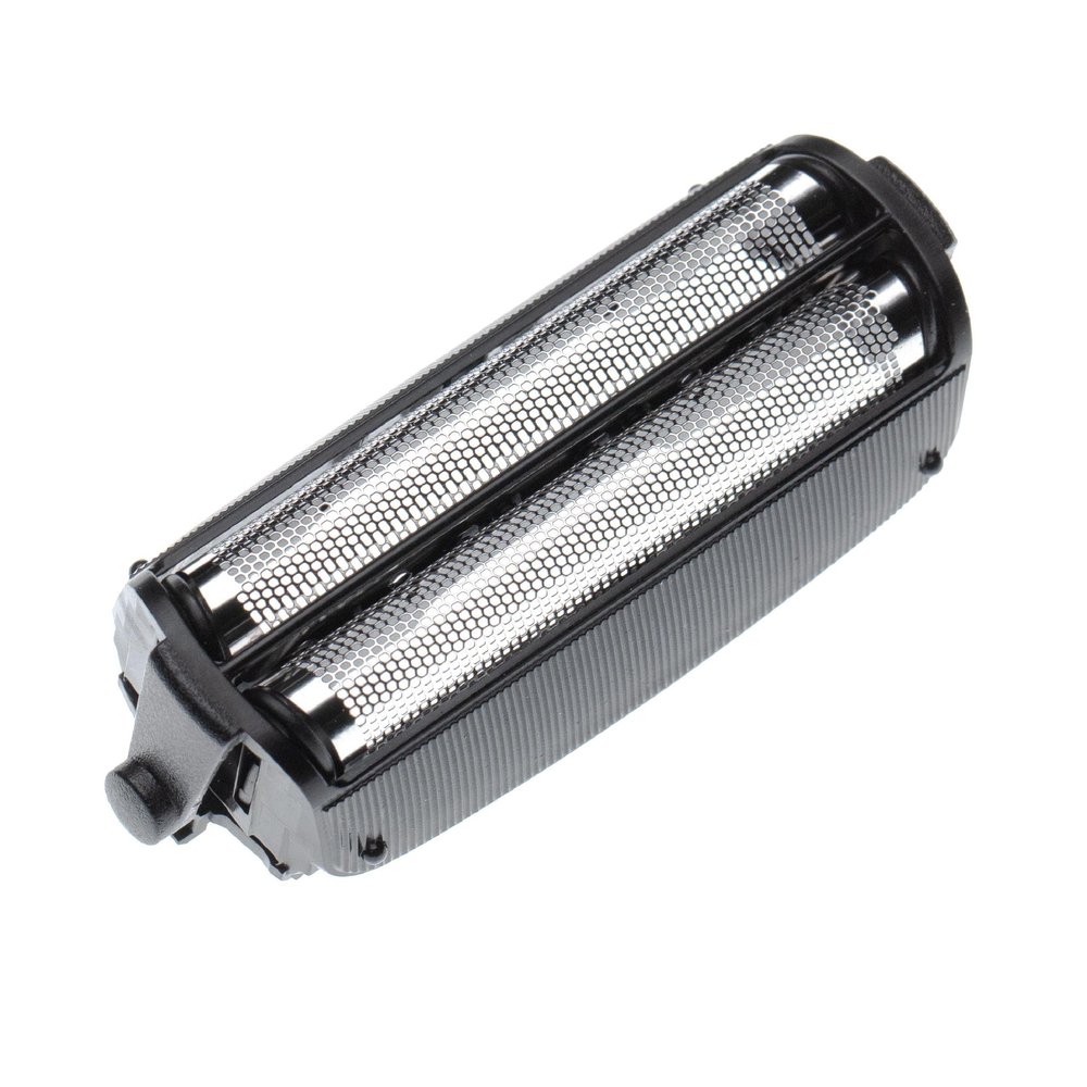 vhbw 1x Dual Shaver Foil Replacement for Panasonic ES9859C, WES 9837, WES9837, WES9837Y, WES9833P for Electric Shaver + Frame, Black/Silver