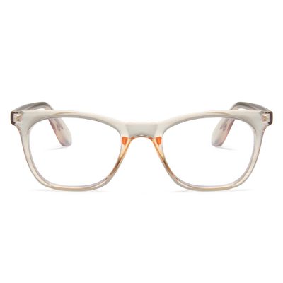 2SeeLife Blue Light Reading Glasses for Men & Women Small-Medium Fit, Sturdy Frame, Spring Hinges, Premium Readers, Peach, +1.75