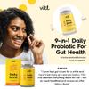 Vitl Daily Biotic with 9 Probiotic Strains - 30 Vegan Capsules - Probiotic with a Complex Blend of Gut Friendly Bacteria - Restore Balance in The Gut & Aid Digestion - 1 Month Supply view 2