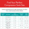VIM & VIGR 30-40 mmHg Compression Socks for Women & Men, Cream & Black Pinstripe, 4 view 2