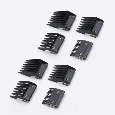 TWH Universal Hair Clipper Limit Comb 4PCS/8PCS Professional Clipper Guard Trimmers DIY Guide Attachment Size Barber Replacement Metal Clip Cutting Guide Comb