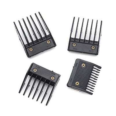 Clipper Guards Universal Hair Clipper Limit Comb 4 PCS or 8PCS Professional Clipper Guard Trimmers DIY Guide Attachment Size Barber Replacement Metal Clip Cutting Guide Comb