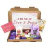 Personalised Pamper Treat Box Letterbox Gift Box Hug in a Box Drink Hamper - You got this, Anxiety Worry Take a break - Lockdown - Birthday, Thinking of You, Missing you (Polka Dots - Thinking of you) view 1