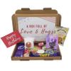 Personalised Pamper Treat Box Letterbox Gift Box Hug in a Box Drink Hamper - You got this, Anxiety Worry Take a break - Lockdown - Birthday, Thinking of You, Missing you (Polka Dots - Happy Birthday) view 1