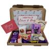 Personalised Pamper Treat Box Letterbox Gift Box Hug in a Box Drink Hamper - You got this, Anxiety Worry Take a break - Lockdown - Birthday, Thinking of You, Missing you (Floral - Missing you) view 1
