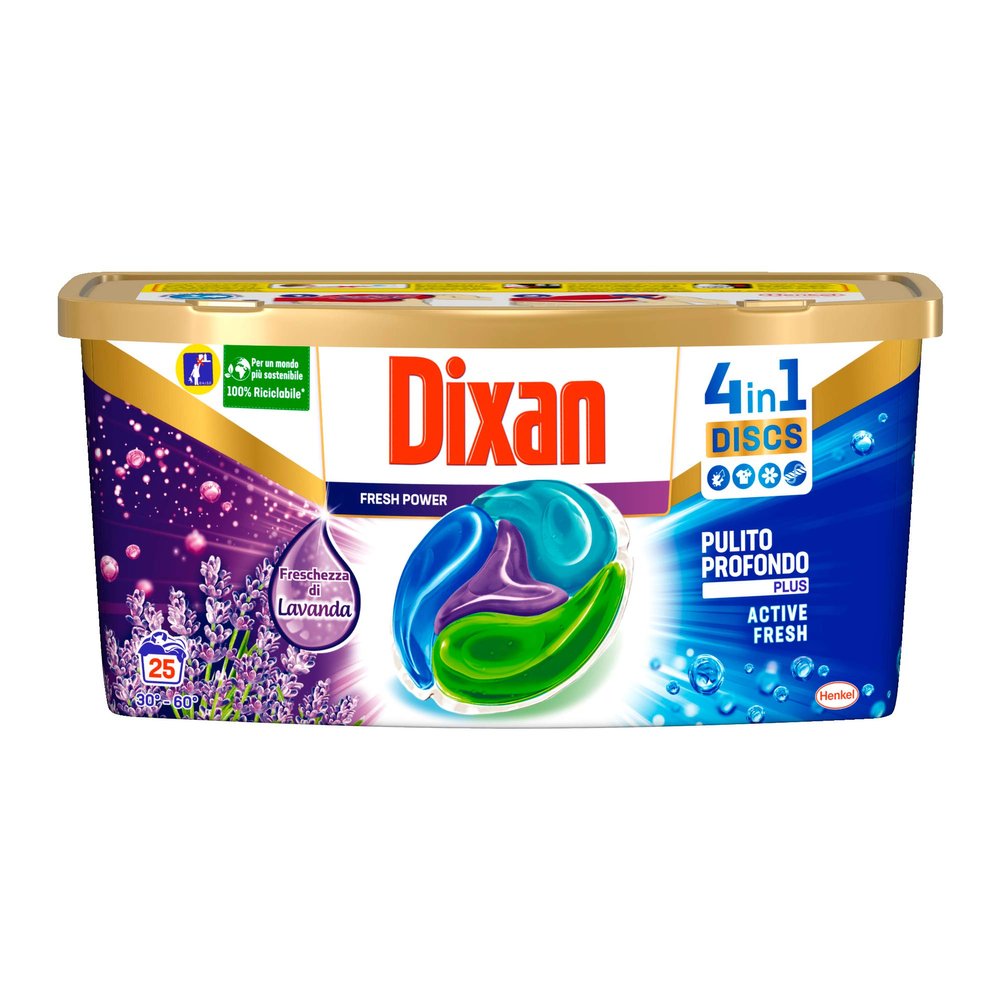 Dixan Discs Freshness Washing Machine Detergent Predosed in Capsules, 1 x 620g