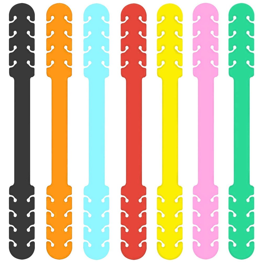 7PCS Mask Extender for Kids, Masks Hooks Anti-Tightening Ear Protector Decompression Holder Hook Ear Strap Accessories Ear Extension Mask Buckle Ear Pain Relieved (Multicolor - Pack 7)
