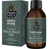 Pure World Black Seed Oil 100ML High Strength Thymoquinone Cold & Freshly Pressed Nigella Sativa. Glass Bottle Kalonji view 1