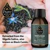Pure World Black Seed Oil 100ML High Strength Thymoquinone Cold & Freshly Pressed Nigella Sativa. Glass Bottle Kalonji view 4