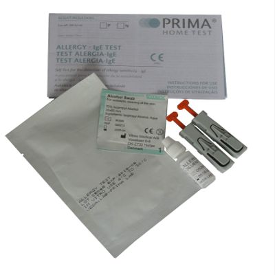 Allergy Test Kit - Tests for Allergies (IgE) to Dog and Cat Hair, Pollens and Hay Feve