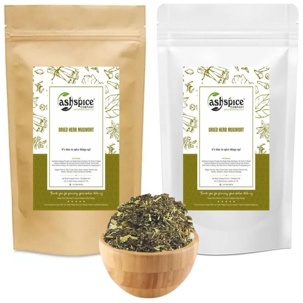 Ash Spice Company Mugwort Dried Herb Common Wormwood Artemisia Vulgaris Premium Quality! 25g-2kg (950g)