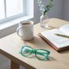 Eyekepper Ladies Reading Glasses Cat-eye Pattern Design Readers for Women - Green +1.75 view 2