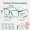 Eyekepper Ladies Reading Glasses Cat-eye Pattern Design Readers for Women - Green +1.75 view 4