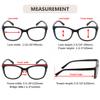 Eyekepper Ladies Reading Glasses Cat-eye Pattern Design Readers for Women - Rose Red +1.25 view 3