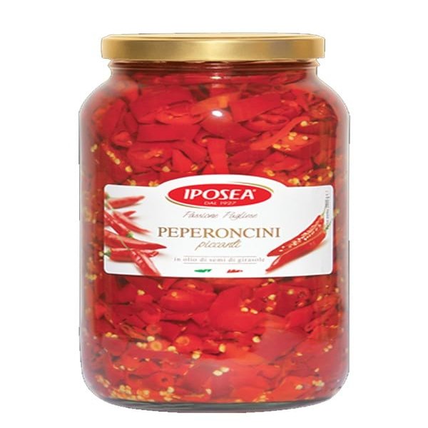 IPOSEA HOT Peppers in Oil 3100 ML
