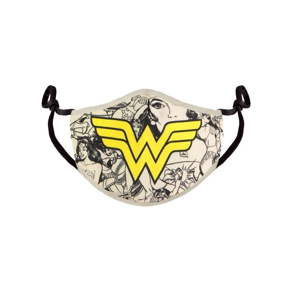 Difuzed WARNER - WONDER WOMAN ADJUSTABLE SHAPED FACE MASK (1 PACK)