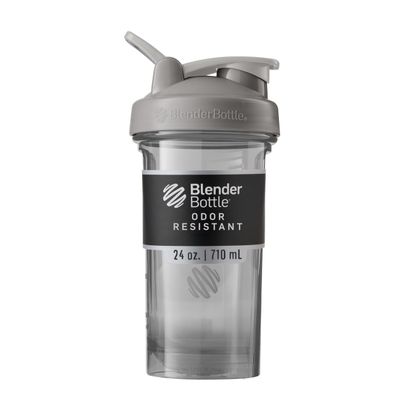 BlenderBottle C04658 Shaker Bottle Pro Series Perfect for Protein Shakes and Pre Workout, Tritan Plastic, Smoke Grey