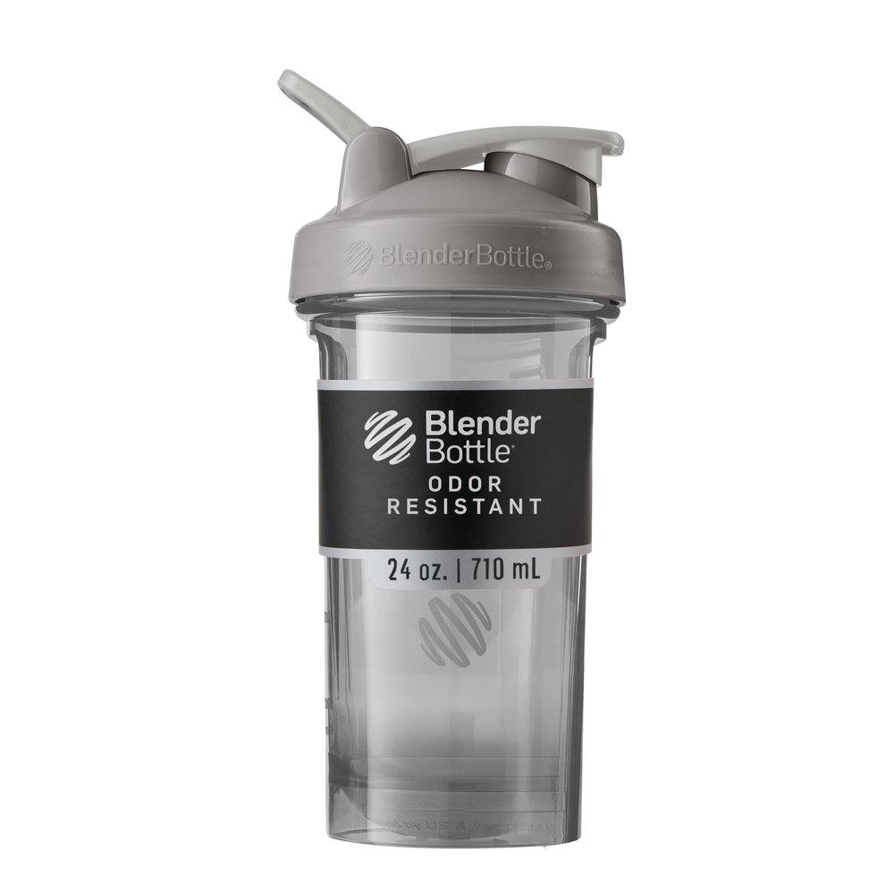 BlenderBottle C04658 Shaker Bottle Pro Series Perfect for Protein Shakes and Pre Workout, Tritan Plastic, Smoke Grey