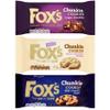 Fox's Chunkie Cookies 6 x 180g- Triple Chocolate, White Chocolate, Milk Chocolate view 1