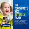 Tanner's Tasty Paste Ooh La La Orange Anticavity Fluoride Children's Toothpaste / Great Tasting, Safe, and Effective Vanilla Flavored Toothpaste for Kids (Pack of 3) view 2