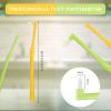 2 Pieces Tuft Toothbrush Tufted Brush, Slim Interspace Teeth Brushes Trim Tooth Toothbrush for Detail Cleaning (Green, Yellow) view 2