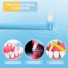 2 Pieces Tuft Toothbrush Tufted Brush, Slim Interspace Teeth Brushes Trim Tooth Toothbrush for Detail Cleaning (Yellow, Blue) view 3