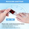 AILE Pulse Oximeter Oxygen Meter Adults Accurate Fast Easy Larger Red Screen Oxygen Monitor with Lanyard Blood Saturation Monitor -O2 Saturation Meter Pulse-Oximeter view 3