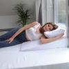 BUY ALL HERE X Large Orthopaedic Wedge Pillow Acid Reflux reduce Back Neck & Sciatica Pain Snoring Pregnancy Quilted Zip Cover view 2