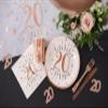 Santex Rose Gold Sparkling age 30 Napkins view 3