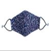 LOFBAZ Cotton Cloth Face Coverings Adult Kid Washable Reusable with Filter Pocket (Floral Navy Kids, Big Kids - 9 to 13 Years) view 2