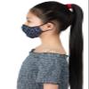 LOFBAZ Cotton Cloth Face Coverings Adult Kid Washable Reusable with Filter Pocket (Floral Navy Kids, Small Kids - 4 to 8 Years) view 4