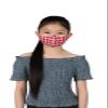 LOFBAZ Cotton Cloth Face Coverings Adult Kid Washable Reusable with Filter Pocket (Plaid Red Kids, Big Kids - 9 to 13 Years) view 1