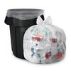 100 x Clear Recycling Bags 100 Litres Capacity Refuse Sacks 100 Gauge Clear Bin Liners view 2