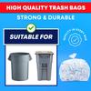 100 x Clear Recycling Bags 100 Litres Capacity Refuse Sacks 100 Gauge Clear Bin Liners view 3