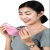 LOFBAZ Cotton Cloth Face Coverings Adjustable with Nose Wire Washable Reusable with Filter Pocket (Pink - Pack of 3, Adult L) view 3
