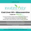 Cod Liver Oil & Glucosamine 1000mg | 365 Capsules | 12 Month Supply | High Strength Omega-3 EPA & DHA | Halal Suitable | UK GMP Made | Nutrivity view 4