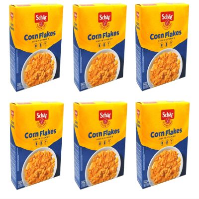6X SCHR Corn Flakes Gluten Free Rich in Vitamin B 250g