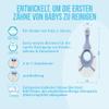 Jordan  | Step 1 Baby Toothbrush | Baby Toothbrush 0-2 Years | The Original Toddler Toothbrush with Extra Soft Bristles & Soft Biting Ring for Babies Gums and Easy Grip | Mixed Color | Pack 2 view 2