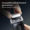 Braun Series 8 Electric Shaver Replacement Head - 83M - Compatible with Electric Razor 8370cc, 8340s, 8350s view 3