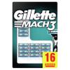 Gillette Mach3 Replacement Razor Blades for Men, 16 Pcs Made of Precision Cut Steel Provides Shaving Up To 15 Times Per Blade view 1