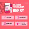 TEAZEN Berry Kombucha Tea, Hydration Drink Mix, Sugar Free, Live Probiotics & Prebiotics, 10 Sticks, 1.76oz view 2
