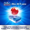 Finish Powerball All in One Max Dishwasher Tablets 100 Tablets and Finish Dishwasher Cleaner During Cycle 3 x 17 g, Pack of 2 view 2