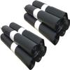 200 Large Capacity 130L Bin Liners - Tie Seal, Heavy Duty, Leak-Proof, Opaque Black - 10 Rolls of 20 Bags view 1