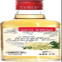 Elderberry Flower Syrup 400ml Premium Rosa