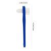 HEALLILY 2pcs Premium Hard Denture Brush Toothbrush, Cleaning Brush, Portable Denture Double Sided Brush, Denture Care view 3