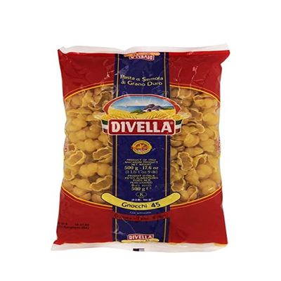 DIVELLA DURUM Wheat Semolina Pasta Gnocchi 45 GR 500 X 24